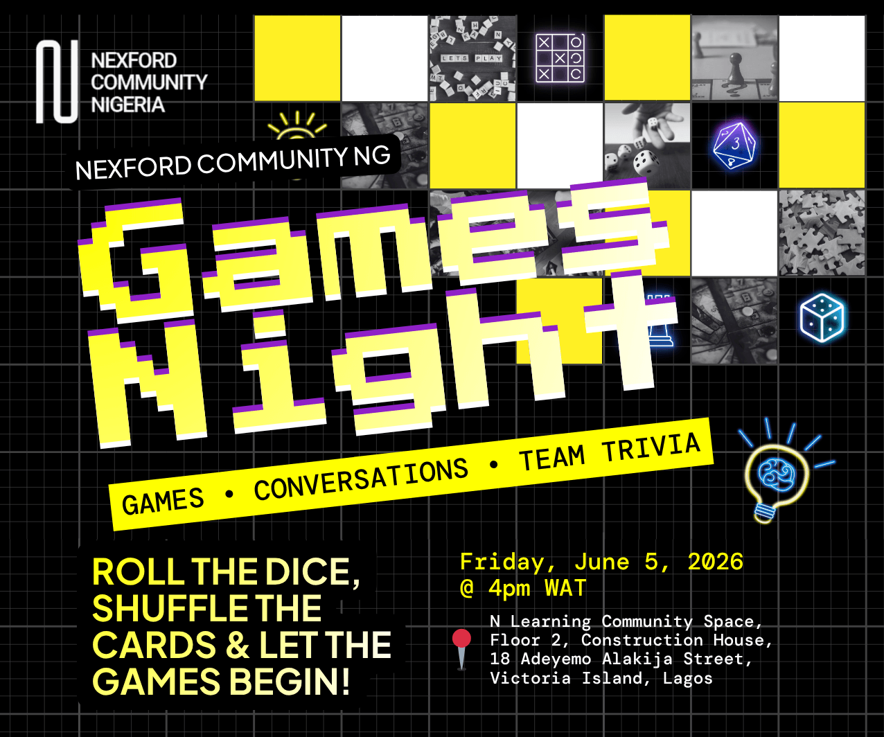 Nigeria Community Event: Games Night 