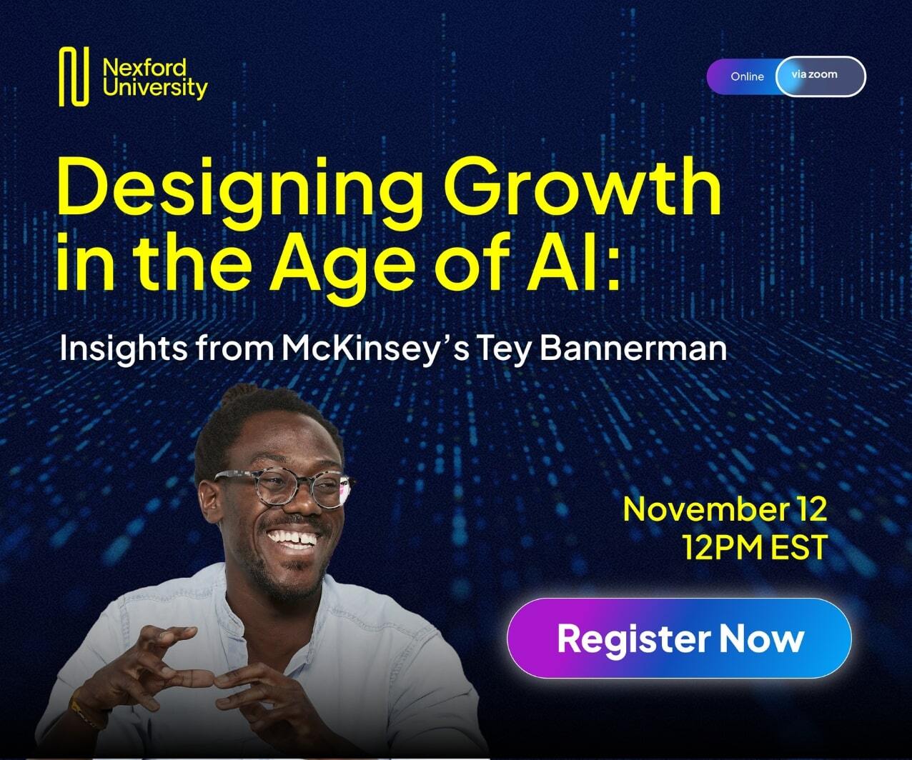 Designing Growth in the Age of AI: Insights from McKinsey’s Tey Bannerman