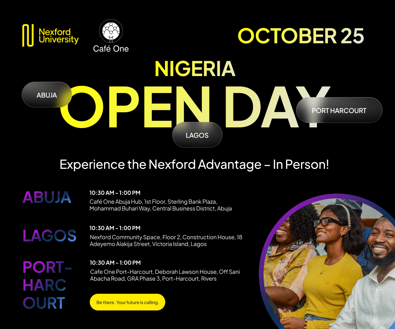 Nigeria Open Day | October 2025
