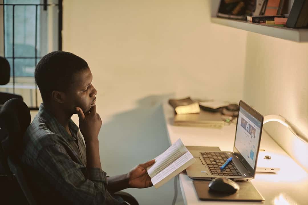 Kenyan learning new career skills