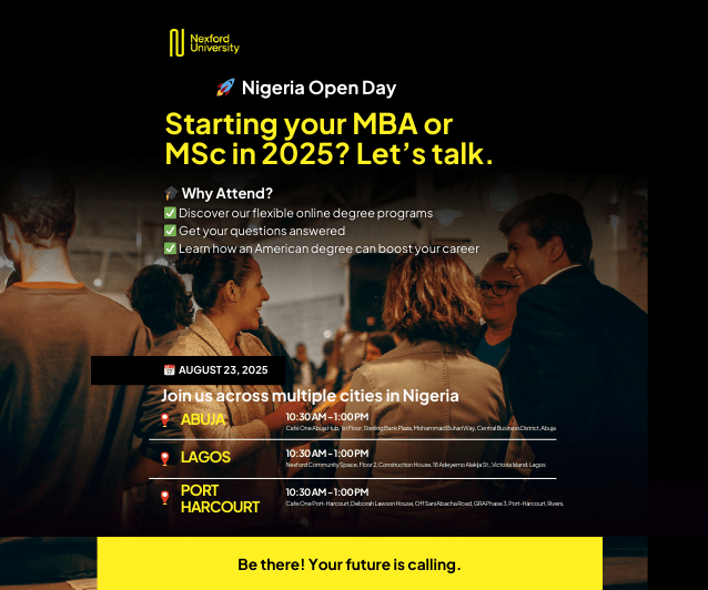 Nigeria Open Day | August 2025