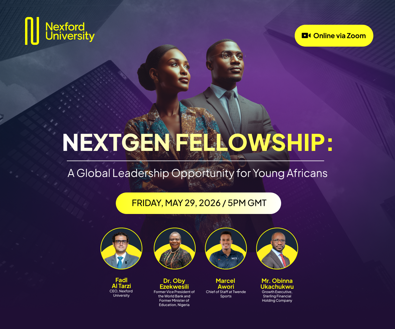 NextGen Fellowship: A Global Opportunity for Young Africans