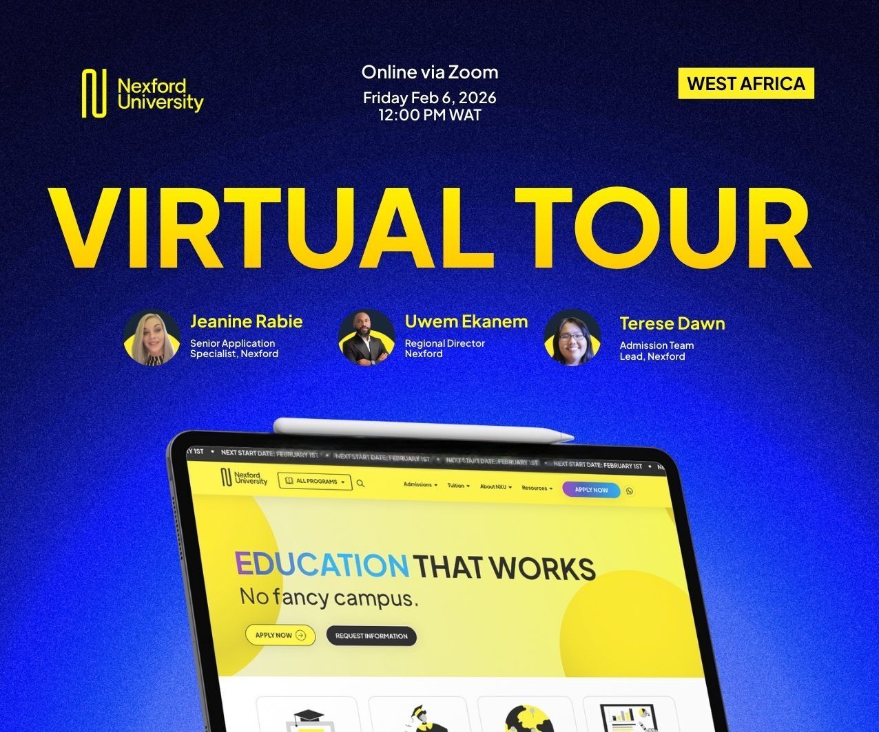 West Africa Virtual Open Day | February 2026